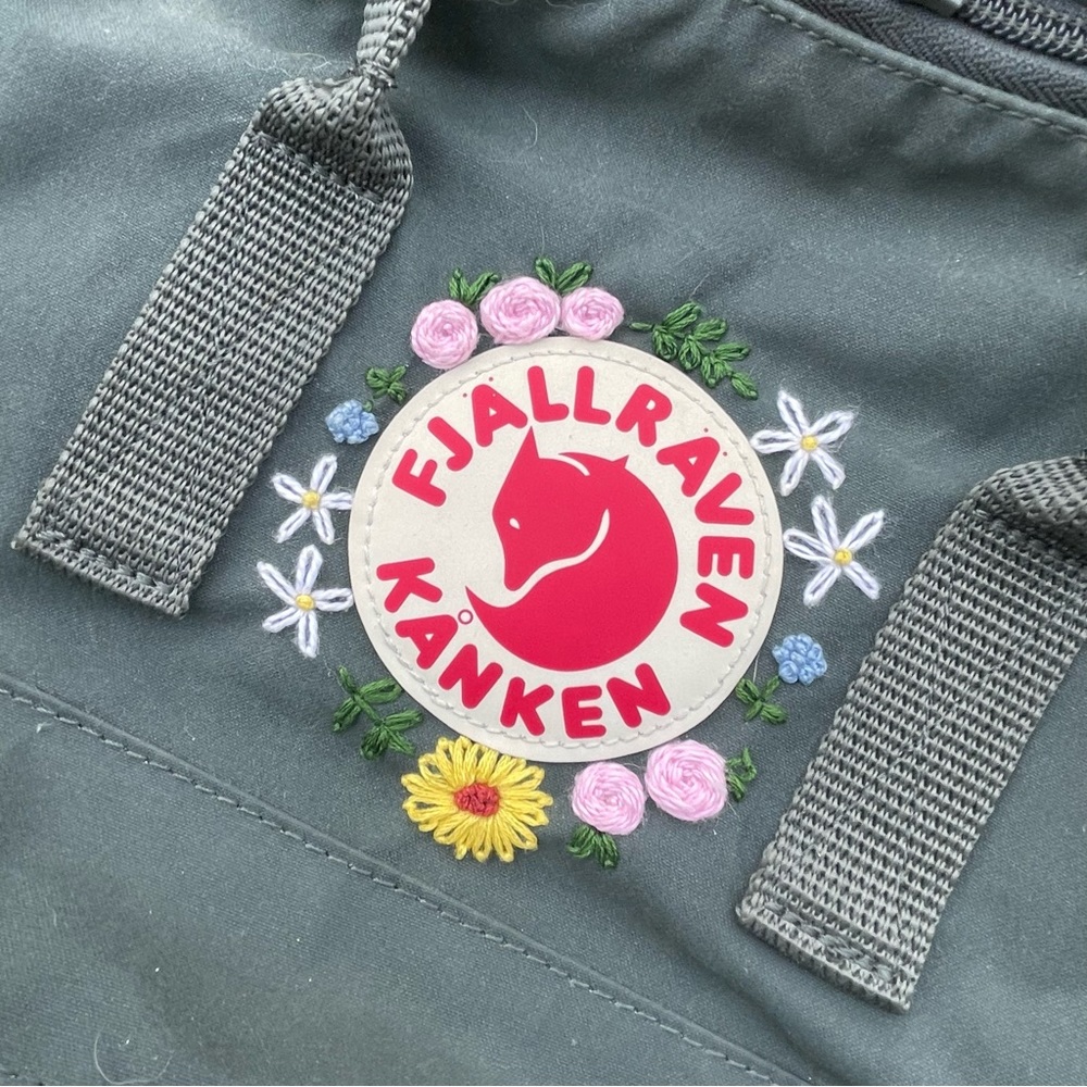 Hand Embroidered Kanken